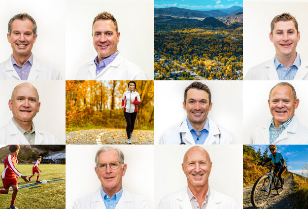 Collage of doctors at Valley Ortho